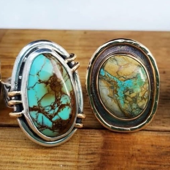 Royston Ribbon Turquoise Ring - Picture 2 of 5